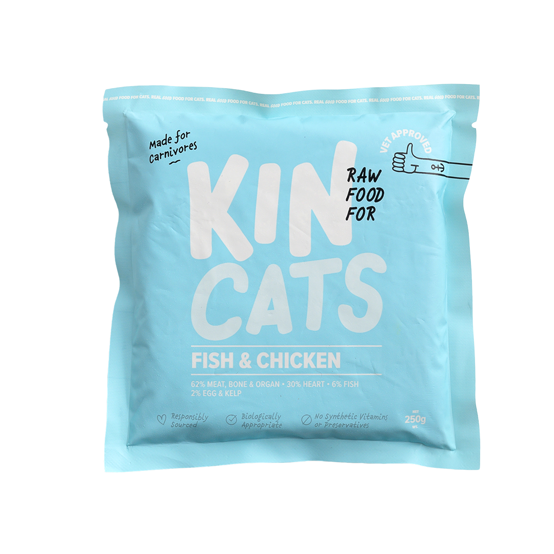 Cat food in a blue bag sale