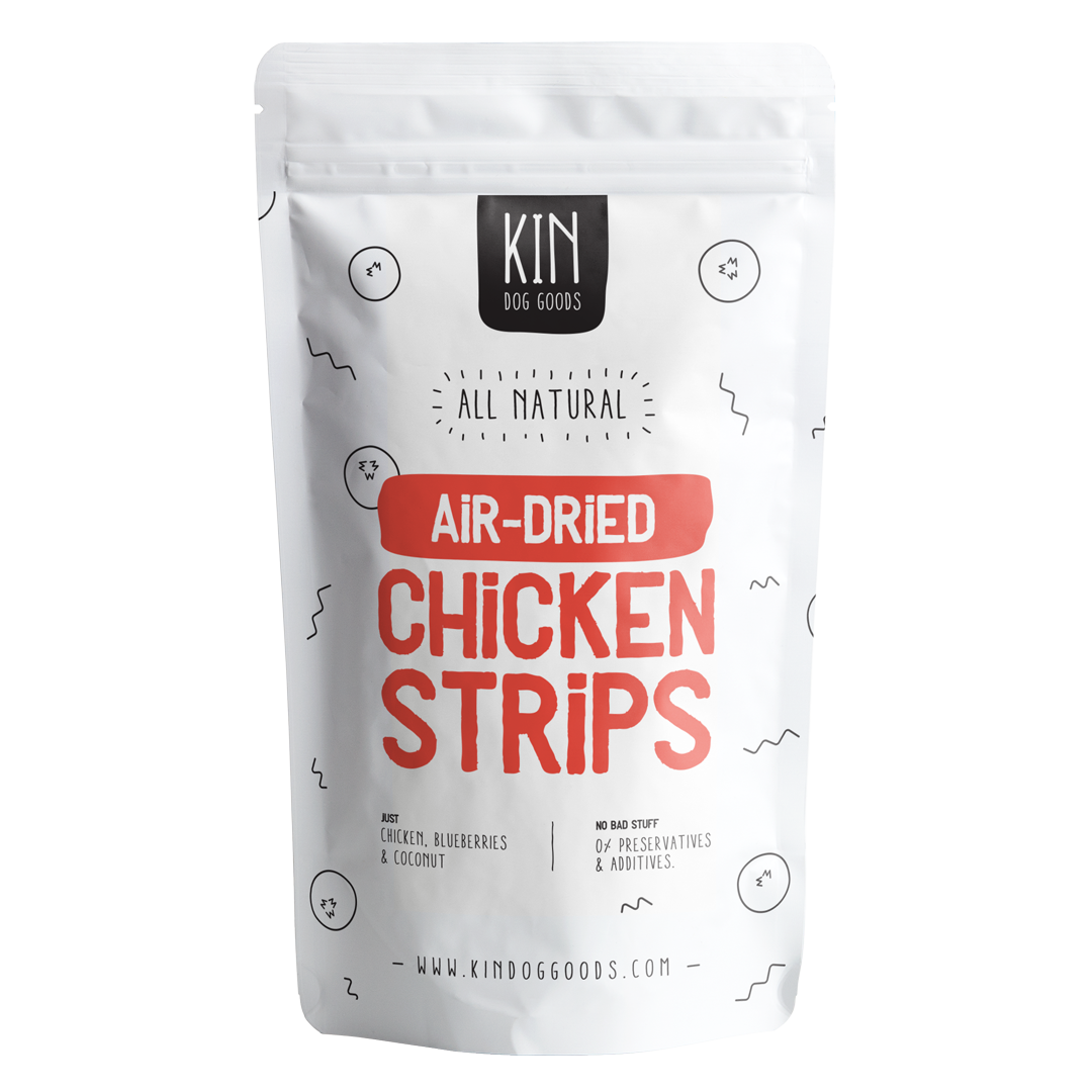 AirDried Chicken Strips KIN DOG GOODS