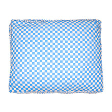 Load image into Gallery viewer, KIN Bed Rectangle - Blue Checkers
