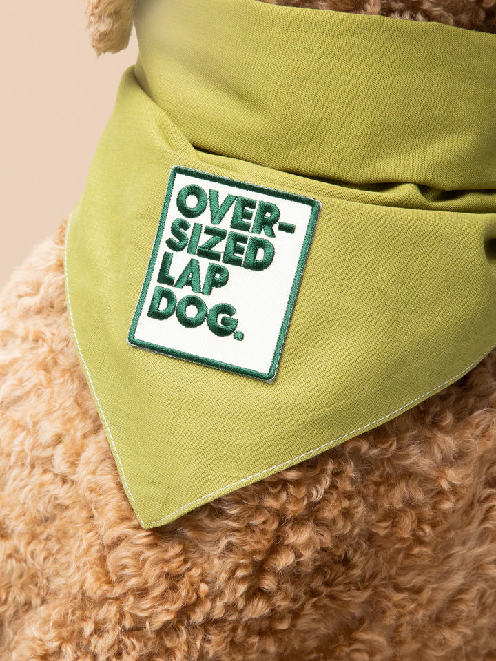 Over-sized lap dog Badge