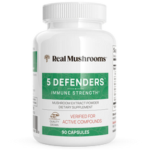 Load image into Gallery viewer, 5 Defenders Organic Mushroom Blend Capsules
