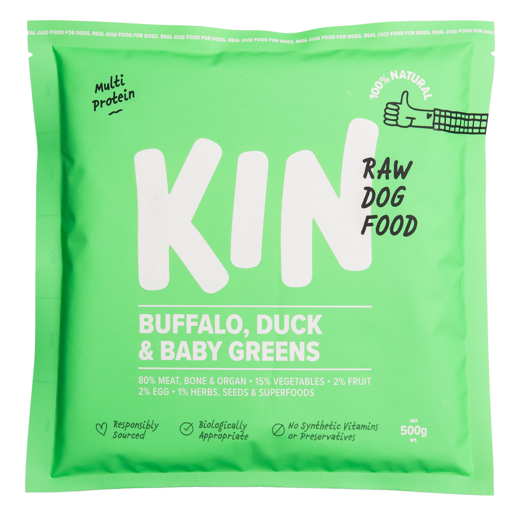 Buffalo, Duck & Baby Greens 500g