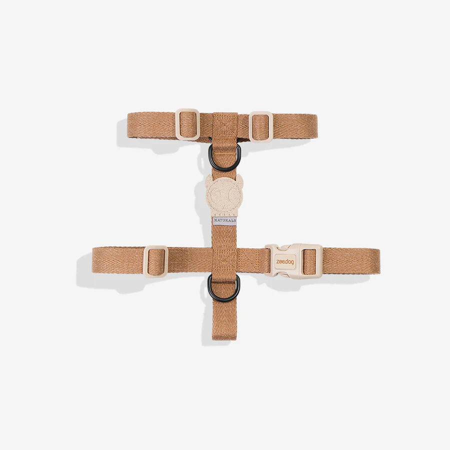 Zee Dog H Harness - Naturals