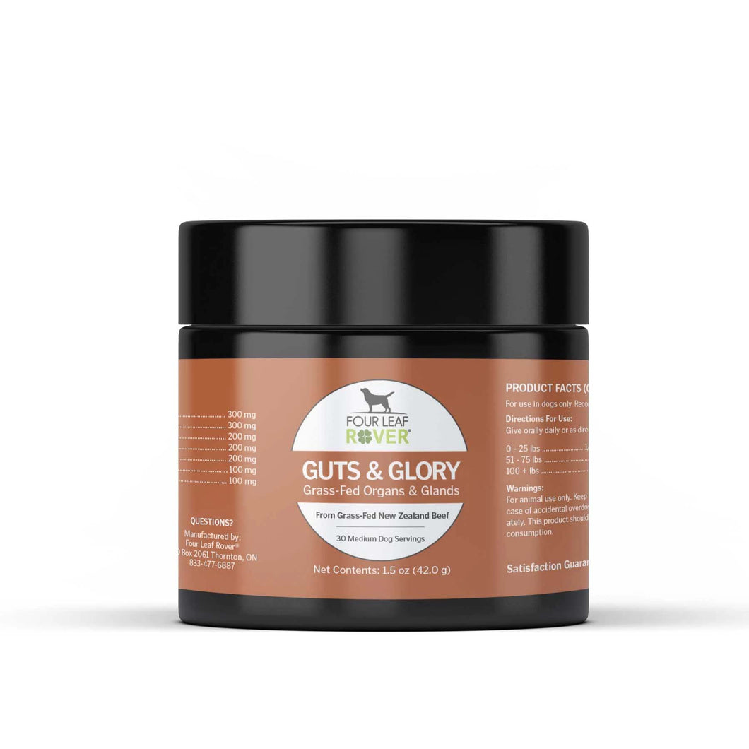 Guts & Glory - Grass-Fed Organs for Dogs