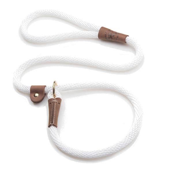 Slip Leash 3/8 x 6 - White