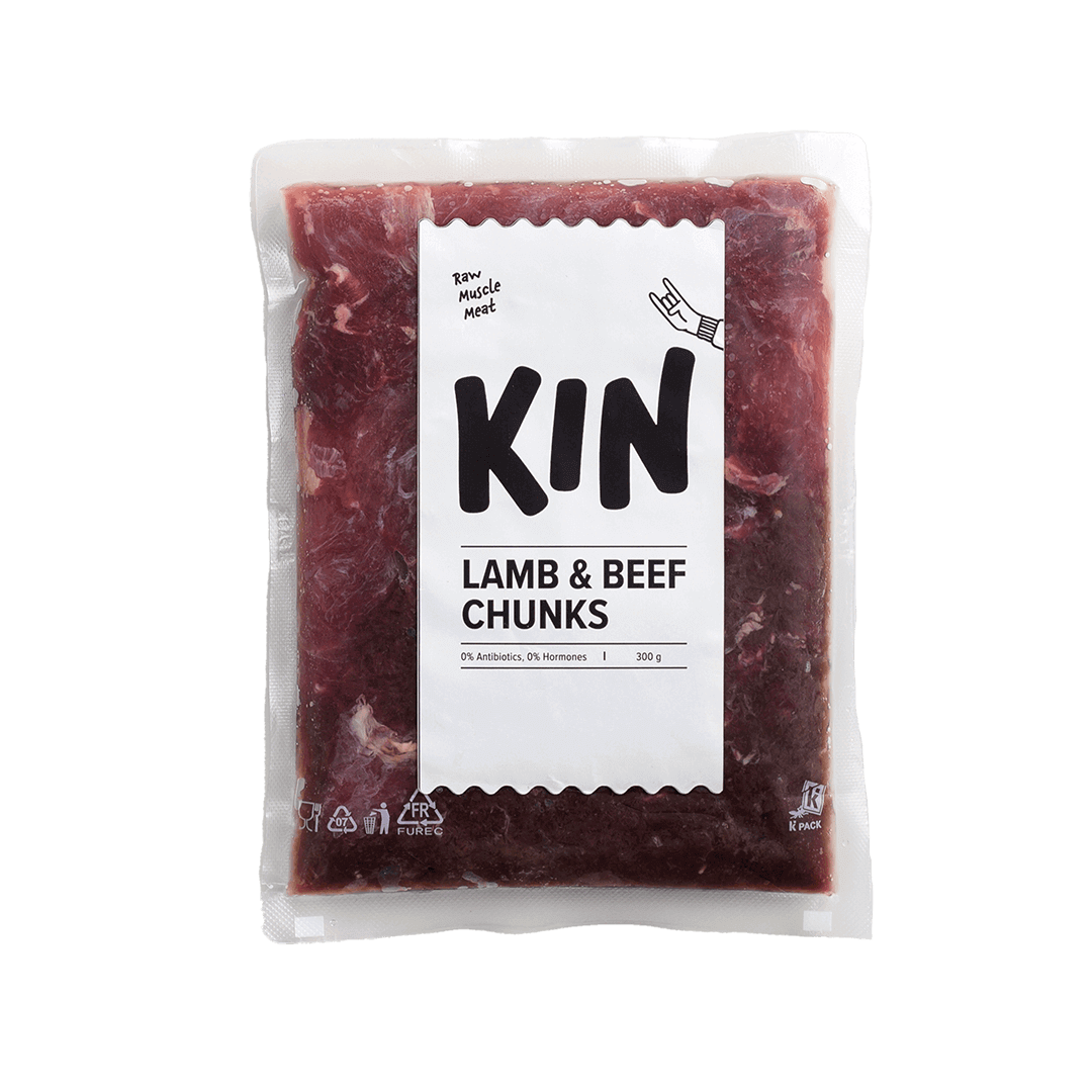 Lamb & Beef Chunks 300g – KIN DOG GOODS