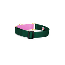 Load image into Gallery viewer, Martingale Collar - Forest &amp; Orchid
