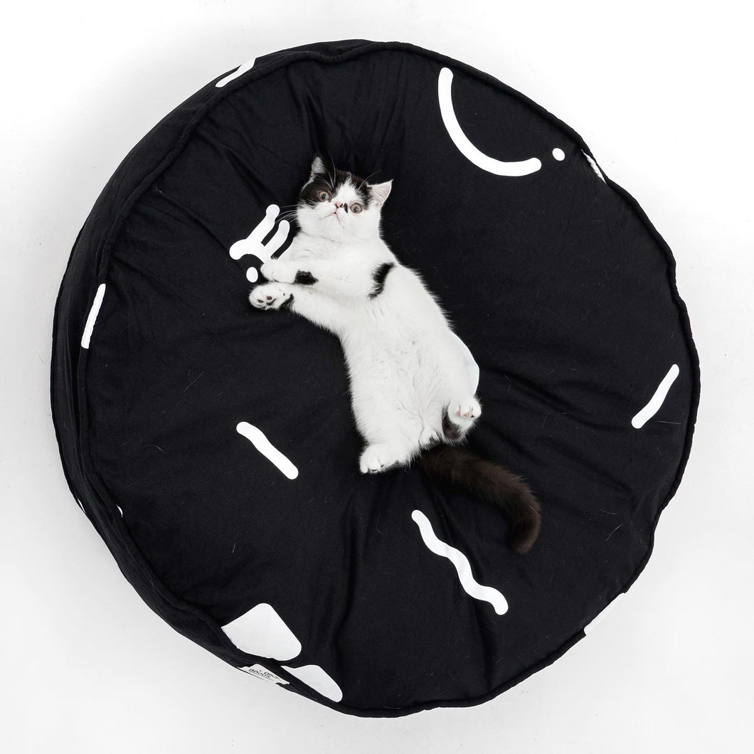 KIN Bed Round - Black Primal