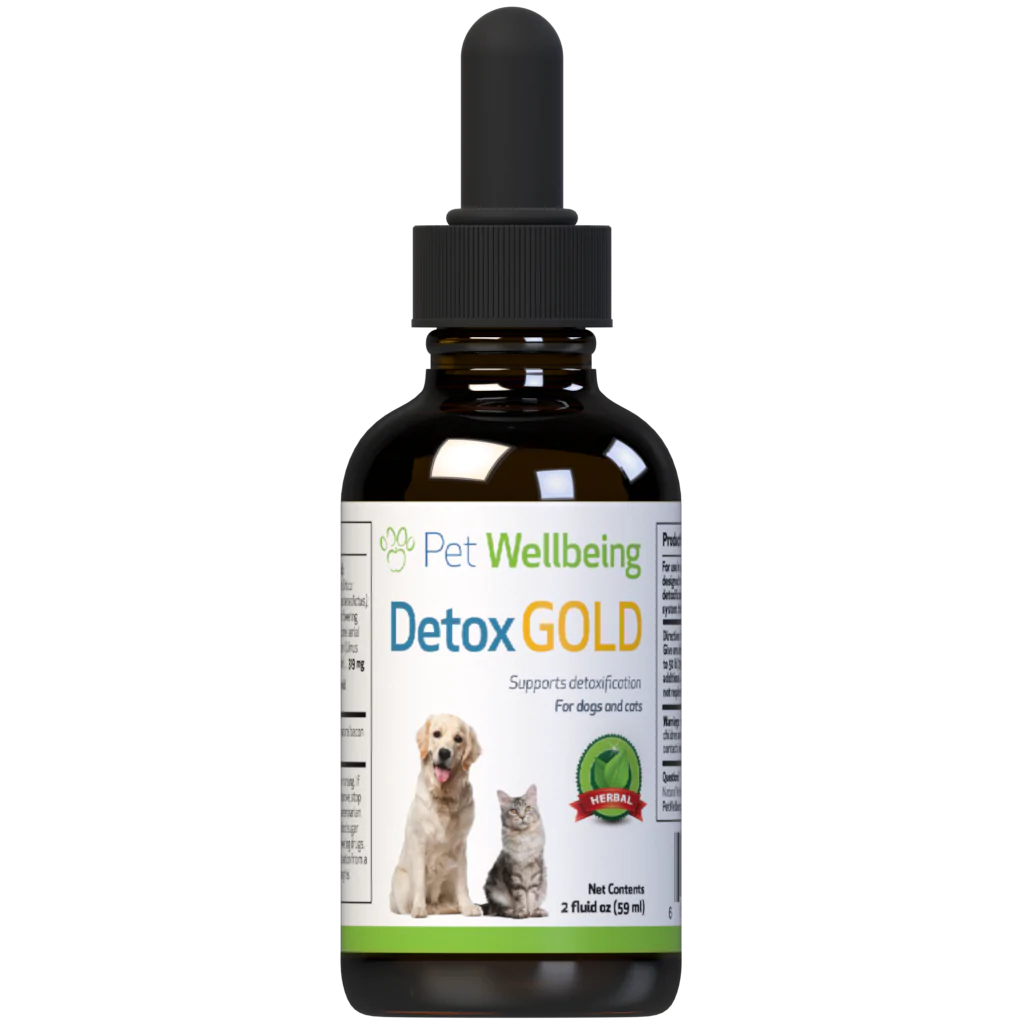 Detox Gold for Dogs & Cats - Gentle Detoxification & Elimination