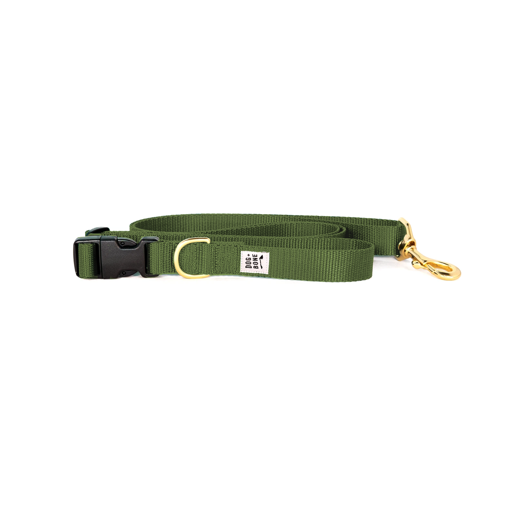 Adjustable Leash - Military Green