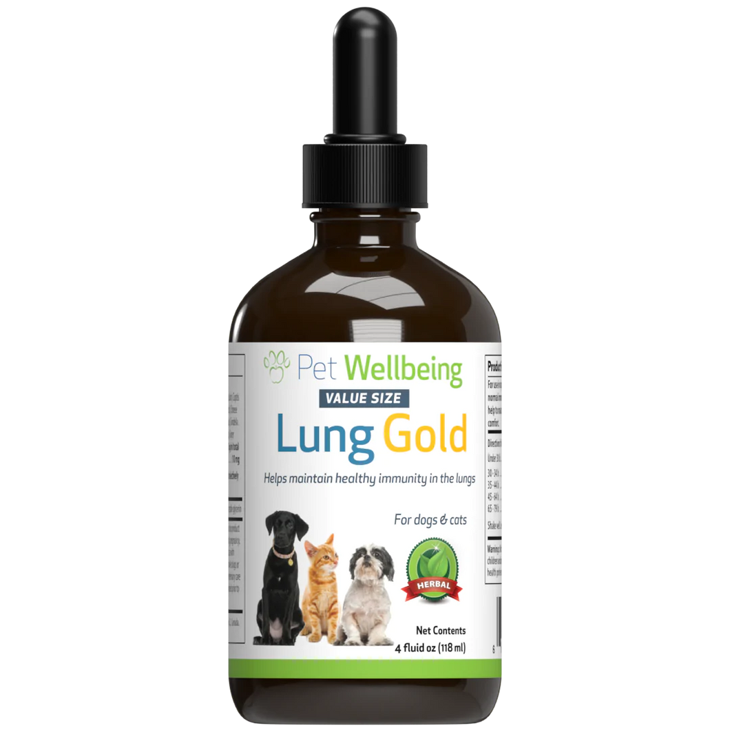Lung Gold - for Dog & Cat Respiratory Stability