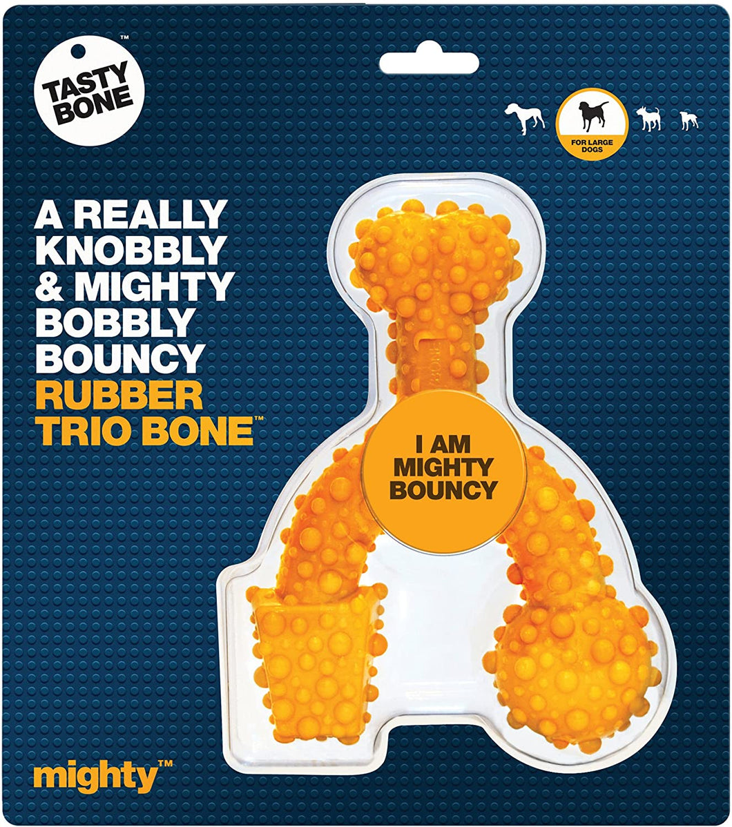 Mighty Rubber Trio Bone - Large Dogs
