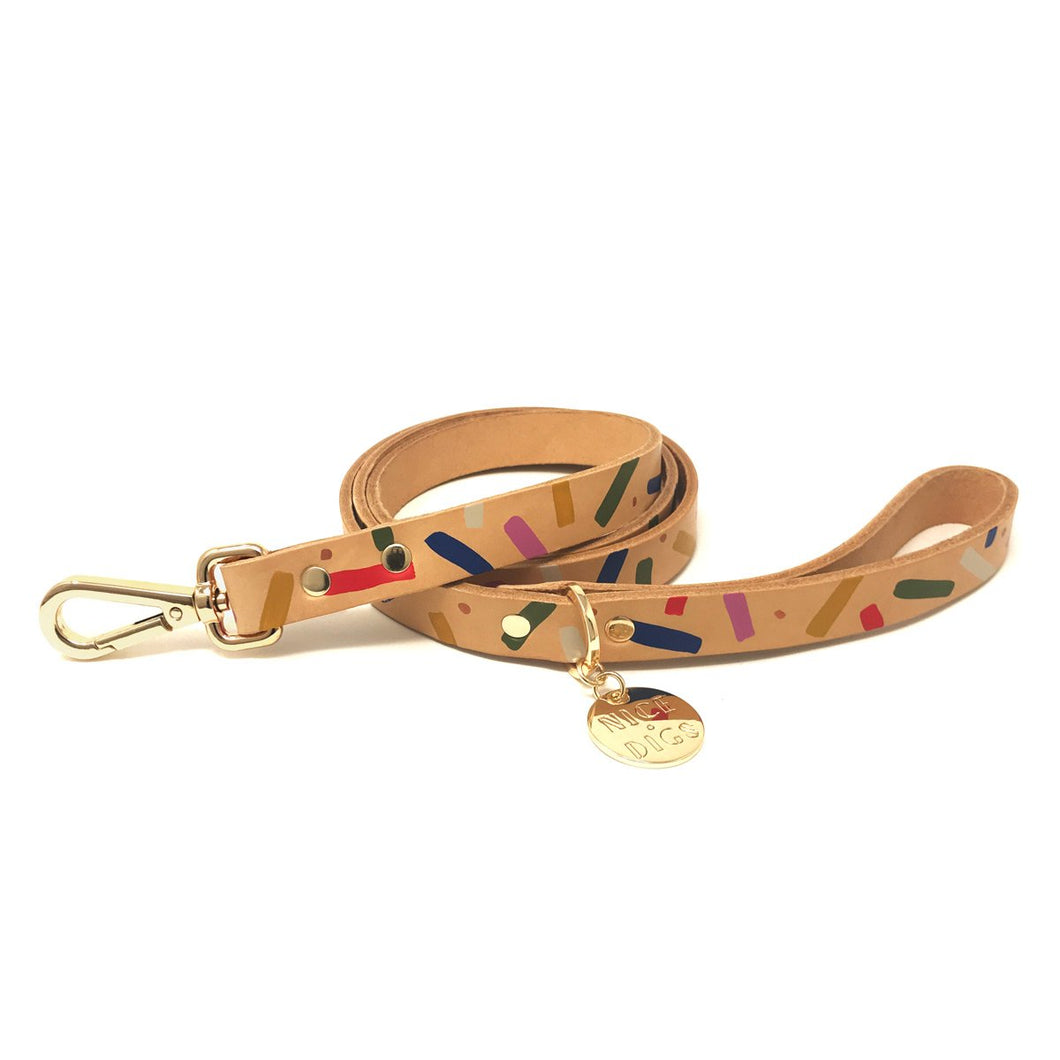 Jungle Confetti Leash : Multi