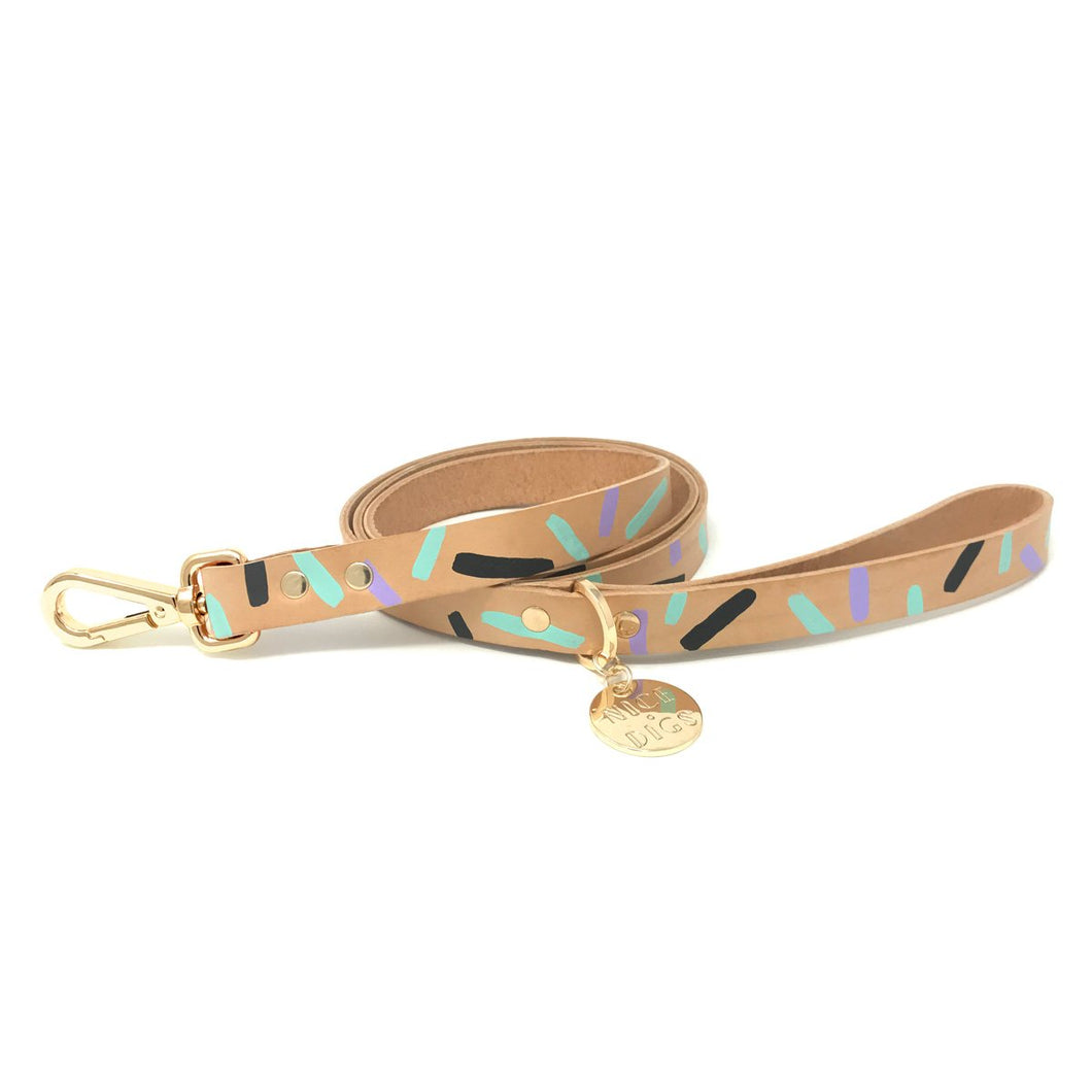 Tiggy Leash : Aqua Violet