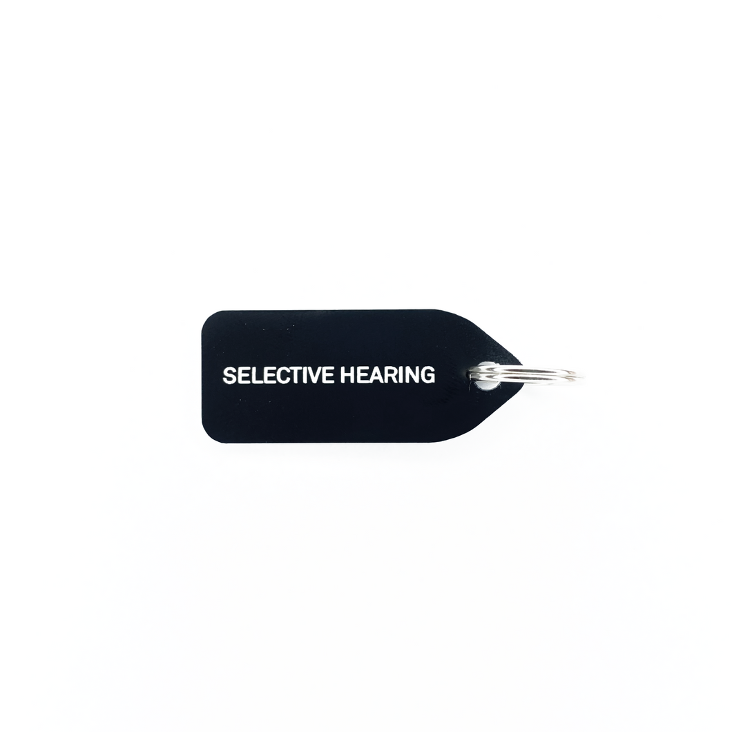 Selective Hearing Dog Tag