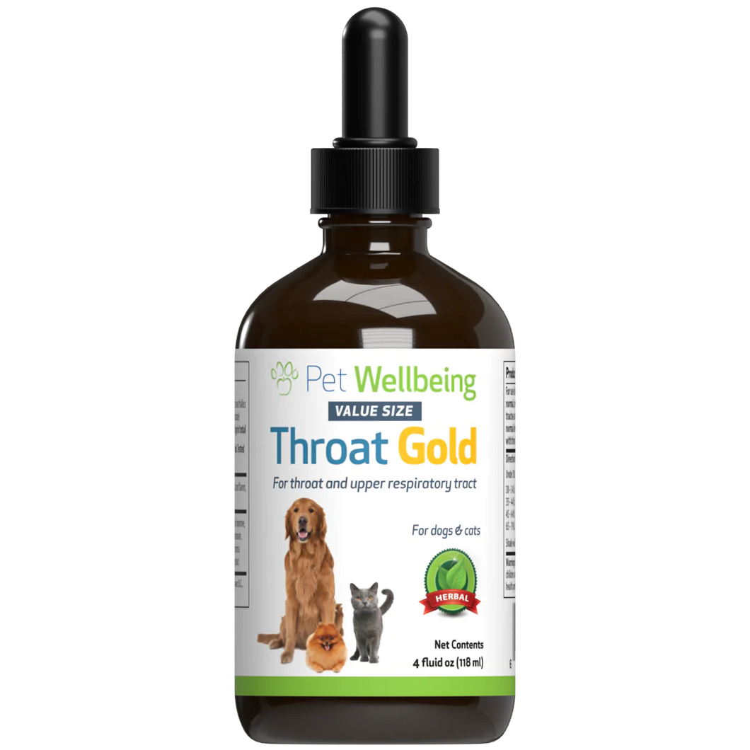 Throat Gold - Soothes Throat Irritation in Dogs & Cats