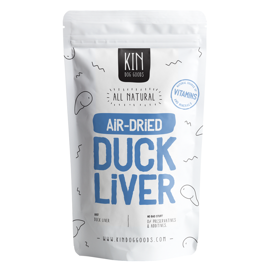 Air-Dried Duck Liver – KIN DOG GOODS