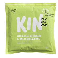Load image into Gallery viewer, Buffalo, Chicken &amp; Wild Mackeral 500g
