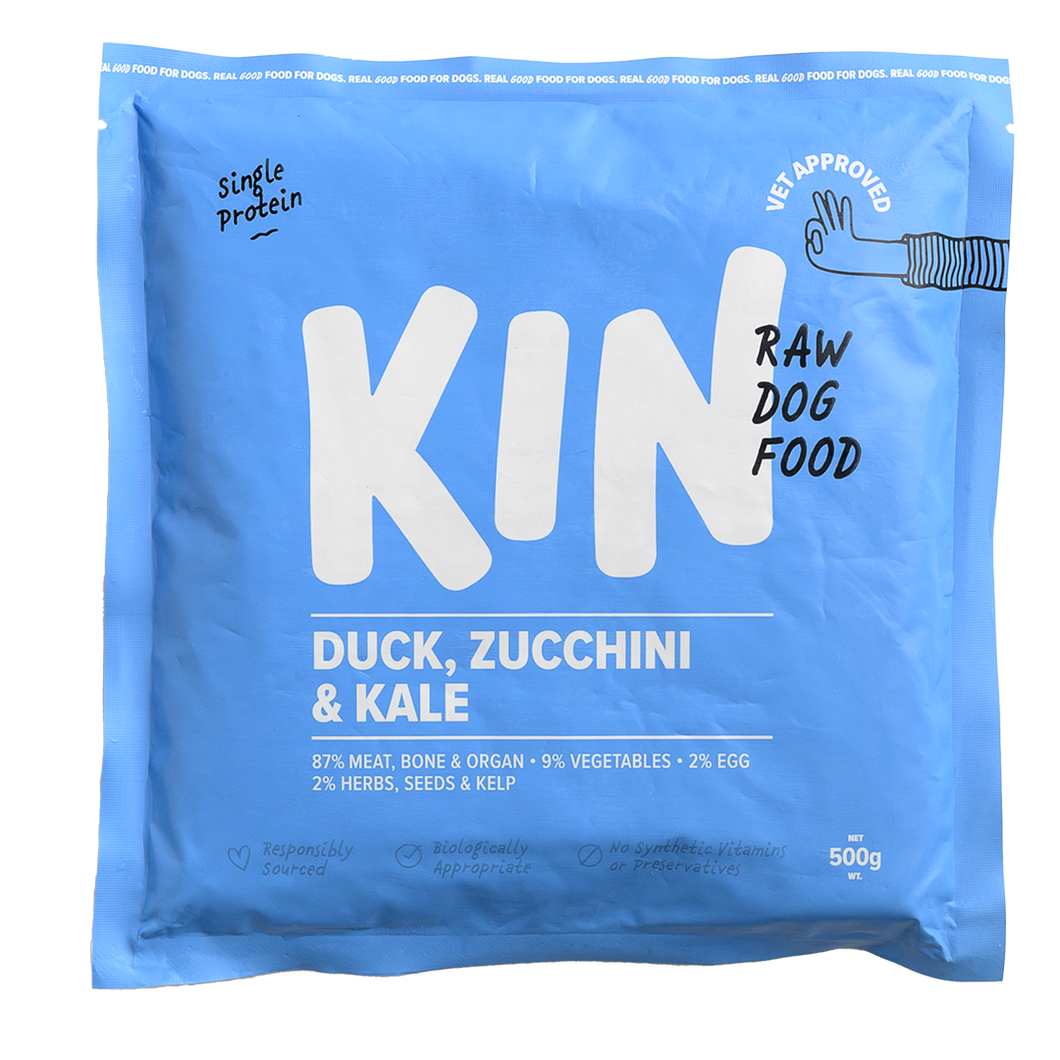 Duck, Zucchini & Kale 500g