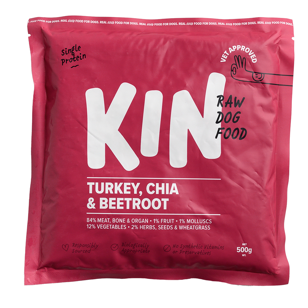 Turkey, Chia & Beetroot 500g